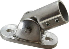 Hollaender - 1-1/2" Pipe, Adjustable Flange, Aluminum Alloy Flange Pipe Rail Fitting - Industrial Tool & Supply