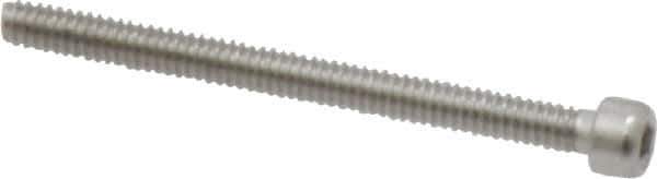 Value Collection - #0-80 UNF Hex Socket Drive, Socket Cap Screw - Grade 18-8 & Austenitic A2 Stainless Steel, Partially Threaded, 3/4" Length Under Head - Industrial Tool & Supply