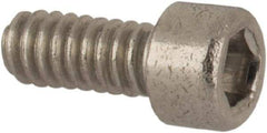 Value Collection - #1-64 UNC Hex Socket Drive, Socket Cap Screw - Grade 18-8 & Austenitic A2 Stainless Steel, Fully Threaded, 3/16" Length Under Head - Industrial Tool & Supply
