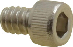 Value Collection - #6-32 UNC Hex Socket Drive, Socket Cap Screw - Grade 18-8 & Austenitic A2 Stainless Steel, Fully Threaded, 3/16" Length Under Head - Industrial Tool & Supply