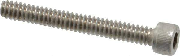 Value Collection - #6-32 UNC Hex Socket Drive, Socket Cap Screw - Grade 18-8 & Austenitic A2 Stainless Steel, Fully Threaded, 1-1/8" Length Under Head - Industrial Tool & Supply