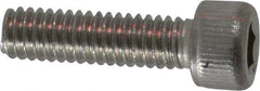 Value Collection - #6-40 UNF Hex Socket Drive, Socket Cap Screw - Grade 18-8 & Austenitic A2 Stainless Steel, Fully Threaded, 1/2" Length Under Head - Industrial Tool & Supply