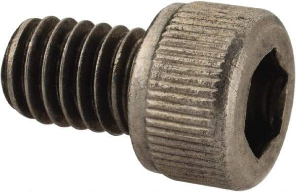 Value Collection - #8-36 UNF Hex Socket Drive, Socket Cap Screw - Grade 18-8 & Austenitic A2 Stainless Steel, Fully Threaded, 1/4" Length Under Head - Industrial Tool & Supply