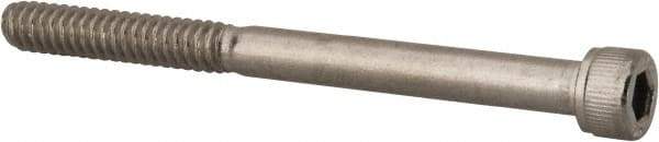 Value Collection - #10-24 UNC Hex Socket Drive, Socket Cap Screw - Grade 18-8 & Austenitic A2 Stainless Steel, Partially Threaded, 2-1/4" Length Under Head - Industrial Tool & Supply