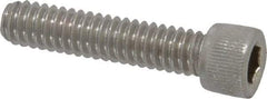 Value Collection - 1/4-20 UNC Hex Socket Drive, Socket Cap Screw - Grade 18-8 & Austenitic A2 Stainless Steel, Fully Threaded, 1-1/8" Length Under Head - Industrial Tool & Supply