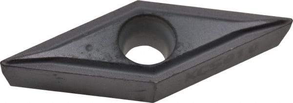 Kennametal - VBMT220.5 LF Grade KC5010 Carbide Turning Insert - TiAlN Finish, 35° Diamond, 1/4" Inscr Circle, 1/8" Thick, 0.0079" Corner Radius - Industrial Tool & Supply