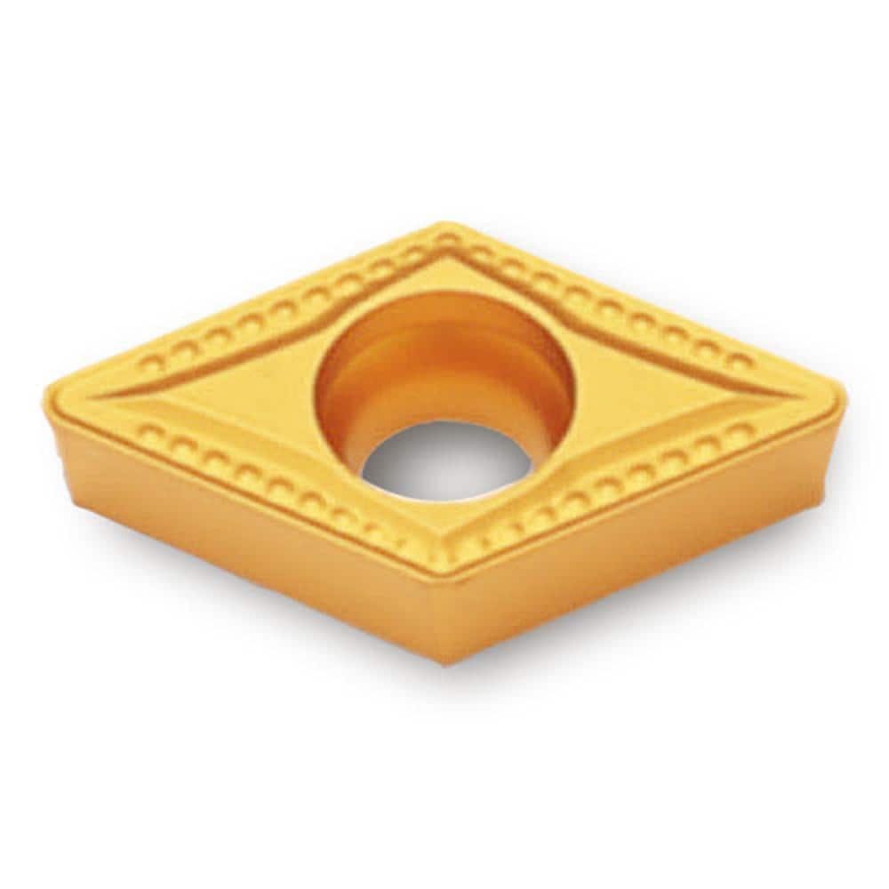 Turning Insert:  DCMT32.52MT TT8020,  Solid Carbide TiCN Finish,  Neutral,  0.4570″ Long,  3/8″ Inscribed Circle,  0.0310″ Corner Radius,  55.0 &deg N/A Diamond,  Series  DCMT