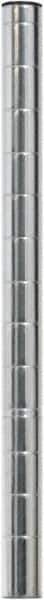 Eagle MHC - 1" Wide, 14 High, Open Shelving Accessory/Component - Zinc, Zinc Finish, 1" Deep, Use with Eagle MHC Shelving - Industrial Tool & Supply