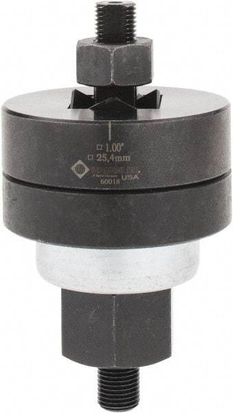 Greenlee - 1 Inch Hole Length x 1 Inch Wide, Square, Knockout Punch Unit - Hydraulic and Manually Operated, 14 Gauge Max in Mild Steel - Industrial Tool & Supply