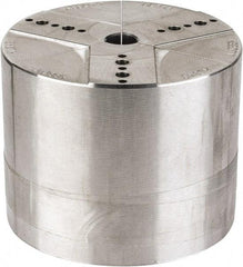 Abbott Workholding Products - 4" & Up Chuck Capacity, Northfield Attachment, Round Soft Lathe Chuck Jaw - 3 Jaws, Aluminum, 3.92" Wide x 3" High - Industrial Tool & Supply