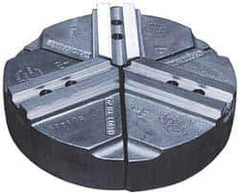 Abbott Workholding Products - 12" & Up Chuck Capacity, 1.5mm x 60° Serrated Attachment, Round Soft Lathe Chuck Jaw - 3 Jaws, Cast Aluminum, 1.1811" Btw Mount Hole Ctrs, 21" Wide x 2" High, 0.7087" Groove, 0.5512" & 14mm Fastener - Industrial Tool & Supply