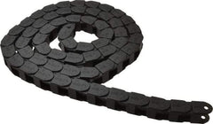 Igus - 6 Ft. Long, Igumid G, Fixed Open Cable and Hose Carrier - 0.59 Inch Inside Width x 0.71 Inch Inside Height, 1.02 Inch Outside Width x 0.91 Inch Outside Height, 1-1/2 Inch Bend Radius - Industrial Tool & Supply