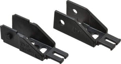 Igus - 1.02 Inch Outside Width x 0.94 Inch Outside Height, Cable and Hose Carrier Steel Zipper Mounting Bracket Set - 1-1/2 Inch Bend Radius, 0.59 Inch Inside Width x 0.67 Inch Inside Height - Industrial Tool & Supply