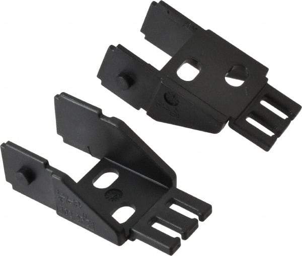 Igus - 1.42 Inch Outside Width x 0.94 Inch Outside Height, Cable and Hose Carrier Steel Zipper Mounting Bracket Set - 1-1/2 Inch Bend Radius, 0.98 Inch Inside Width x 0.67 Inch Inside Height - Industrial Tool & Supply