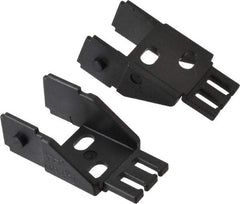 Igus - 1.42 Inch Outside Width x 0.94 Inch Outside Height, Cable and Hose Carrier Steel Zipper Mounting Bracket Set - 1-1/2 Inch Bend Radius, 0.98 Inch Inside Width x 0.67 Inch Inside Height - Industrial Tool & Supply