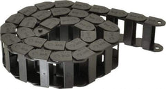 Igus - 3 Ft. Long, Igumid G, Fixed Open Cable and Hose Carrier - 1-1/2 Inch Inside Width x 0.71 Inch Inside Height, 1.93 Inch Outside Width x 0.91 Inch Outside Height, 1-1/2 Inch Bend Radius - Industrial Tool & Supply