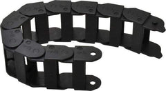 Igus - 1 Ft. Long, Igumid G, Fixed Open Cable and Hose Carrier - 1-1/2 Inch Inside Width x 0.71 Inch Inside Height, 1.93 Inch Outside Width x 0.91 Inch Outside Height, 1-1/2 Inch Bend Radius - Industrial Tool & Supply