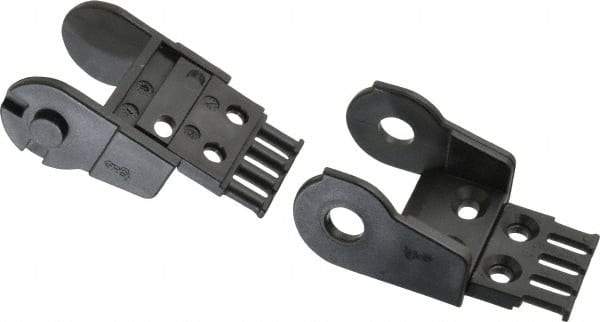 Igus - 2.13 Inch Outside Width x 1.38 Inch Outside Height, Cable and Hose Carrier Plastic Open Mounting Bracket Set - 2.17 Inch Bend Radius, 1.05 Inch Inside Width x 0.98 Inch Inside Height - Industrial Tool & Supply