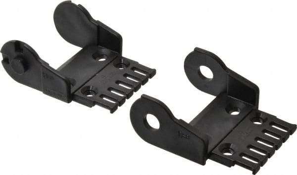 Igus - 2.87 Inch Outside Width x 1.38 Inch Outside Height, Cable and Hose Carrier Plastic Open Mounting Bracket Set - 2.17 Inch Bend Radius, 2.24 Inch Inside Width x 0.98 Inch Inside Height - Industrial Tool & Supply