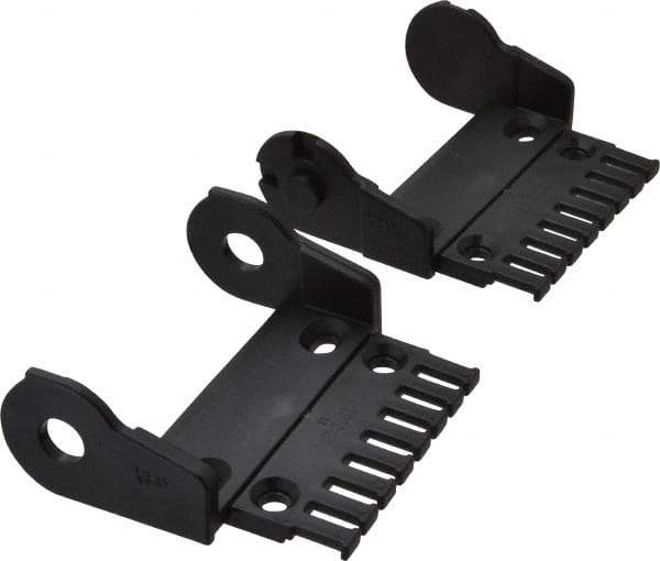 Igus - 3.36 Inch Outside Width x 1.38 Inch Outside Height, Cable and Hose Carrier Plastic Open Mounting Bracket Set - 2.17 Inch Bend Radius, 3.03 Inch Inside Width x 0.98 Inch Inside Height - Industrial Tool & Supply