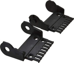 Igus - 3.36 Inch Outside Width x 1.38 Inch Outside Height, Cable and Hose Carrier Plastic Open Mounting Bracket Set - 2.17 Inch Bend Radius, 3.03 Inch Inside Width x 0.98 Inch Inside Height - Industrial Tool & Supply