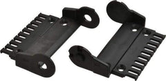Igus - 4.69 Inch Outside Width x 1.38 Inch Outside Height, Cable and Hose Carrier Plastic Open Mounting Bracket Set - 4.92 Inch Bend Radius, 4.06 Inch Inside Width x 0.98 Inch Inside Height - Industrial Tool & Supply