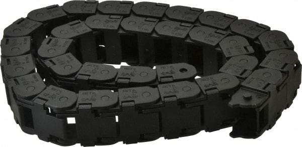 Igus - 3 Ft. Long, Igumid G, Snap Open Cable and Hose Carrier - 0.98 Inch Inside Width x 0.67 Inch Inside Height, 1.42 Inch Outside Width x 0.94 Inch Outside Height, 1-1/2 Inch Bend Radius - Industrial Tool & Supply