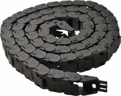 Igus - 6 Ft. Long, Igumid G, Snap Open Cable and Hose Carrier - 0.98 Inch Inside Width x 0.67 Inch Inside Height, 1.42 Inch Outside Width x 0.94 Inch Outside Height, 1-1/2 Inch Bend Radius - Industrial Tool & Supply