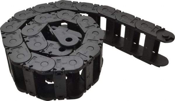 Igus - 3 Ft. Long, Igumid G, Snap Open Cable and Hose Carrier - 2.24 Inch Inside Width x 0.98 Inch Inside Height, 2.87 Inch Outside Width x 1.38 Inch Outside Height, 2.16 Inch Bend Radius - Industrial Tool & Supply