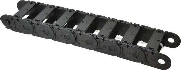 Igus - 1 Ft. Long, Igumid G, Snap Open Cable and Hose Carrier - 2.24 Inch Inside Width x 0.98 Inch Inside Height, 2.87 Inch Outside Width x 1.38 Inch Outside Height, 2.16 Inch Bend Radius - Industrial Tool & Supply