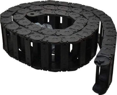 Igus - 6 Ft. Long, Igumid G, Snap Open Cable and Hose Carrier - 3.03 Inch Inside Width x 0.98 Inch Inside Height, 3.66 Inch Outside Width x 1.38 Inch Outside Height, 2.16 Inch Bend Radius - Industrial Tool & Supply