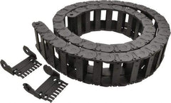 Igus - 6 Ft. Long, Igumid G, Snap Open Cable and Hose Carrier - 3.03 Inch Inside Width x 0.98 Inch Inside Height, 3.66 Inch Outside Width x 1.38 Inch Outside Height, 4.92 Inch Bend Radius - Industrial Tool & Supply