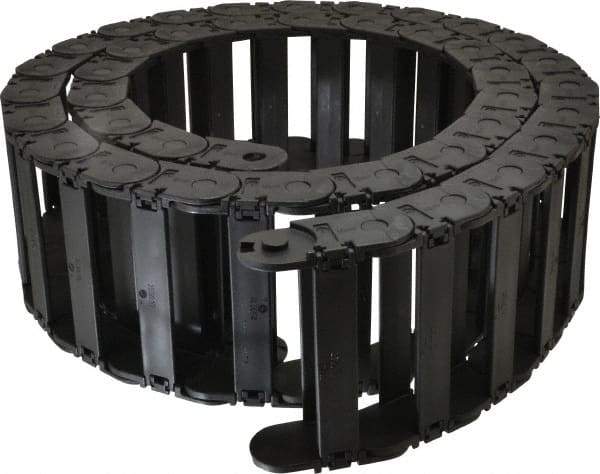 Igus - 6 Ft. Long, Igumid G, Snap Open Cable and Hose Carrier - 4.06 Inch Inside Width x 0.98 Inch Inside Height, 4.69 Inch Outside Width x 1.38 Inch Outside Height, 4.92 Inch Bend Radius - Industrial Tool & Supply