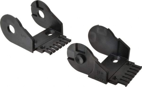 Igus - 3.74 Inch Outside Width x 2.52 Inch Outside Height, Cable and Hose Carrier Plastic Open Mounting Bracket Set - 3.94 Inch Bend Radius, 2.95 Inch Inside Width x 1.77 Inch Inside Height - Industrial Tool & Supply