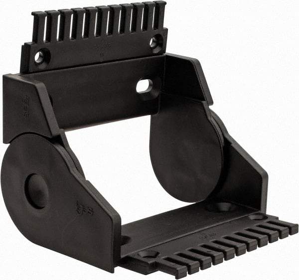 Igus - 5.31 Inch Outside Width x 2.52 Inch Outside Height, Cable and Hose Carrier Plastic Open Mounting Bracket Set - 3.94 Inch Bend Radius, 4.53 Inch Inside Width x 1.77 Inch Inside Height - Industrial Tool & Supply