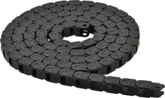 Igus - 6 Ft. Long, Igumid G, Fixed Open Cable and Hose Carrier - 0.39 Inch Inside Width x 0.41 Inch Inside Height, 0.65 Inch Outside Width x 0.59 Inch Outside Height, 1.1 Inch Bend Radius - Industrial Tool & Supply