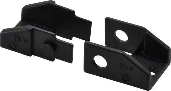 Igus - 0.89 Inch Outside Width x 0.59 Inch Outside Height, Cable and Hose Carrier Plastic Zipper Mounting Bracket Set - 1.1 Inch Bend Radius, 0.63 Inch Inside Width x 0.41 Inch Inside Height - Industrial Tool & Supply
