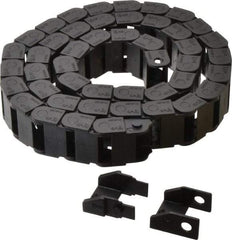 Igus - 3 Ft. Long, Igumid G, Fixed Open Cable and Hose Carrier - 0.79 Inch Inside Width x 0.41 Inch Inside Height, 1.06 Inch Outside Width x 0.59 Inch Outside Height, 1.1 Inch Bend Radius - Industrial Tool & Supply