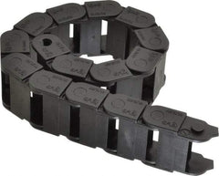 Igus - 1 Ft. Long, Igumid G, Fixed Open Cable and Hose Carrier - 0.79 Inch Inside Width x 0.41 Inch Inside Height, 1.06 Inch Outside Width x 0.59 Inch Outside Height, 1.1 Inch Bend Radius - Industrial Tool & Supply