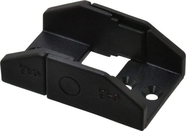 Igus - 1.06 Inch Outside Width x 0.59 Inch Outside Height, Cable and Hose Carrier Plastic Zipper Mounting Bracket Set - 1.1 Inch Bend Radius, 0.79 Inch Inside Width x 0.41 Inch Inside Height - Industrial Tool & Supply