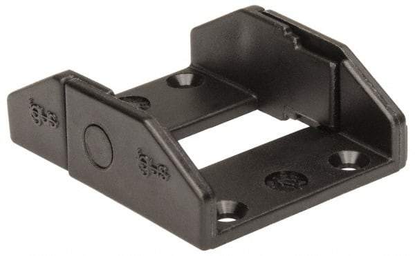 Igus - 1.46 Inch Outside Width x 0.59 Inch Outside Height, Cable and Hose Carrier Plastic Zipper Mounting Bracket Set - 1.1 Inch Bend Radius, 1.18 Inch Inside Width x 0.41 Inch Inside Height - Industrial Tool & Supply