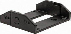 Igus - 2.24 Inch Outside Width x 0.59 Inch Outside Height, Cable and Hose Carrier Plastic Zipper Mounting Bracket Set - 1.1 Inch Bend Radius, 1.97 Inch Inside Width x 0.41 Inch Inside Height - Industrial Tool & Supply