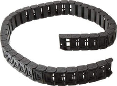 Igus - 3 Ft. Long, Igumid G, Snap Open Cable and Hose Carrier - 1.18 Inch Inside Width x 0.41 Inch Inside Height, 1.46 Inch Outside Width x 0.59 Inch Outside Height, 1.1 Inch Bend Radius - Industrial Tool & Supply