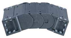 Igus - 5.24 Inch Outside Width x 2.52 Inch Outside Height, Cable and Hose Carrier Steel Tube Mounting Bracket Set - 5.91 Inch Bend Radius, 2.95 Inch Inside Width x 1.77 Inch Inside Height - Industrial Tool & Supply