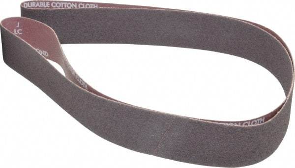Norton - 2" Wide x 72" OAL, 36 Grit, Aluminum Oxide Abrasive Belt - Aluminum Oxide, Very Coarse, Coated, X Weighted Cloth Backing, Series R228 - Industrial Tool & Supply