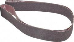 Norton - 2" Wide x 72" OAL, 36 Grit, Aluminum Oxide Abrasive Belt - Aluminum Oxide, Very Coarse, Coated, X Weighted Cloth Backing, Series R228 - Industrial Tool & Supply