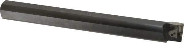 APT - 1-1/2" Min Bore Diam, 11-1/2" OAL, 1-1/4" Shank Diam, Indexable Boring Bar - TPG Insert, Screw or Clamp Holding Method - Industrial Tool & Supply