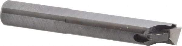 Made in USA - 0.8" Min Bore Diam, 5" OAL, 3/4" Shank Diam, Indexable Boring Bar - 3" Max Bore Depth, TPG 320 Insert, Clamp Holding Method - Industrial Tool & Supply