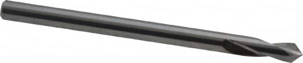 Magafor - 3mm Body Diam, 90°, 1-3/4" OAL, Solid Carbide Spotting Drill - Industrial Tool & Supply