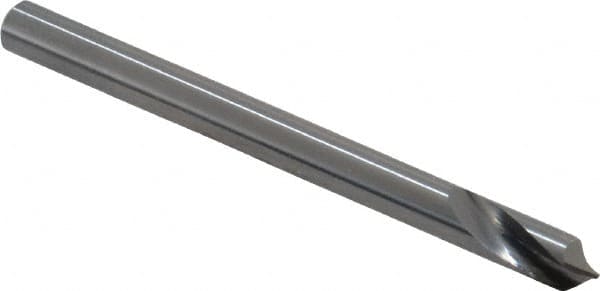 Magafor - 4mm Body Diam, 90°, 2" OAL, Solid Carbide Spotting Drill - Industrial Tool & Supply